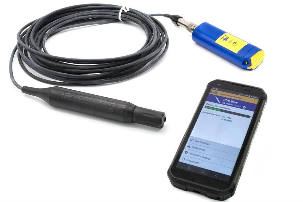 RDO Blue benytter patentert Optical Rugged Dissolved Oxygen-teknologi, en EPA-godkjent målemetode for oppløst oksygen som er ideell for å måle DO og temperatur i selv de tøffeste miljøer.


